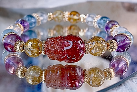 獨家命定粉碧璽貔貅